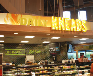 Whole Foods Cherry Creek daily kneads sign