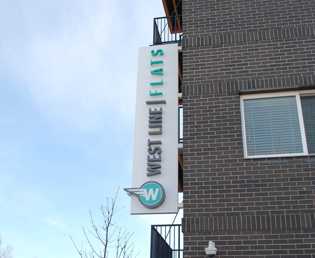 Westline Flats Blade Sign