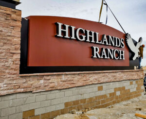 Highlands Ranch C470 Monument Sign