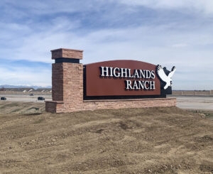 Highlands Ranch Monument Sign C470