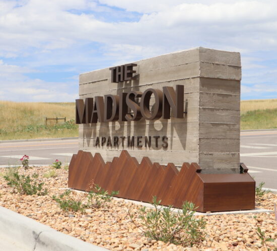 The Madison Board Form Concrete Monument