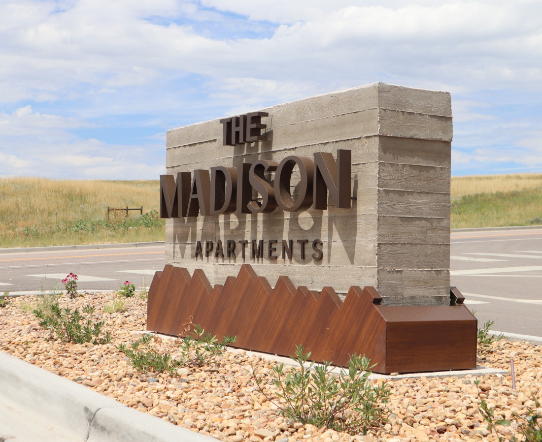 The Madison Board Form Concrete Monument
